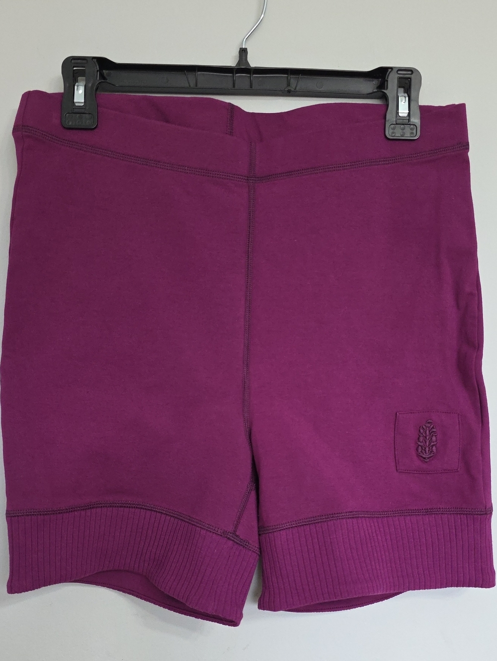 Free People Deep Berry Knit Shorts